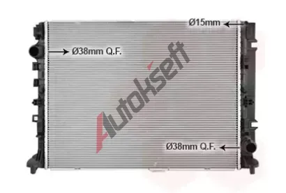 VAN WEZEL Chladi vody VAW 30012728, 30012728