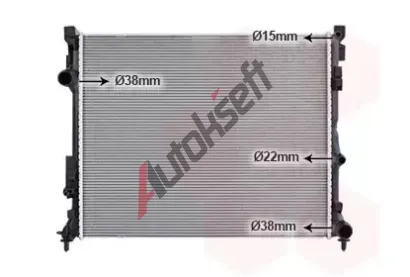 VAN WEZEL Chladi vody VAW 30012729, 30012729