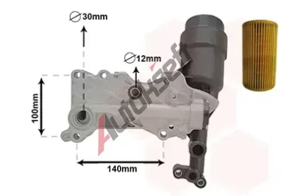 VAN WEZEL Chladi oleje VAW 30013703, 30013703