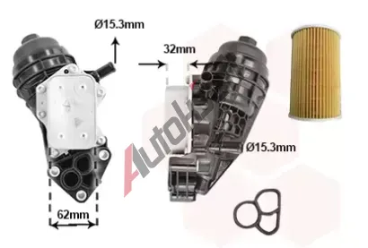 VAN WEZEL Chladi oleje VAW 30013723, 30013723