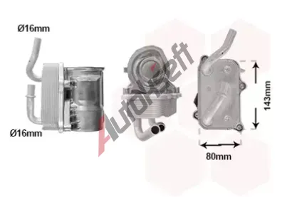 VAN WEZEL Chladi oleje VAW 30013725, 30013725
