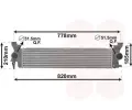Chladi vzduchu intercooler VAN WEZEL ‐ VAW 30014704