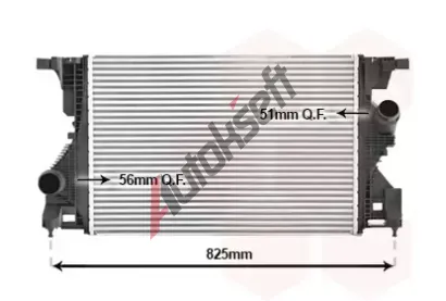 VAN WEZEL Chladi vzduchu intercooler VAW 30014709, 30014709