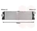 Chladi vzduchu intercooler VAN WEZEL ‐ VAW 30014710