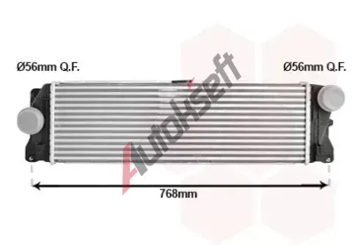 VAN WEZEL Chladi vzduchu intercooler VAW 30014710, 30014710