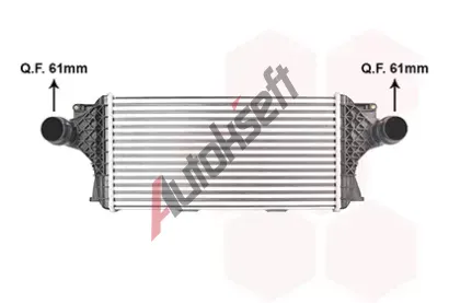 VAN WEZEL Chladič vzduchu intercooler VAW 30014719, 30014719 VAN WEZEL Chladič vzduchu intercooler VAW 30014719, 30014719