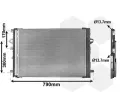 Kondenztor klimatizace VAN WEZEL ‐ VAW 30015701