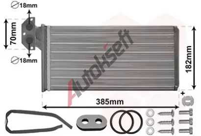 VAN WEZEL Vmnk tepla vnitnho vytpn *** IR PLUS *** VAW 30016701, 30016701