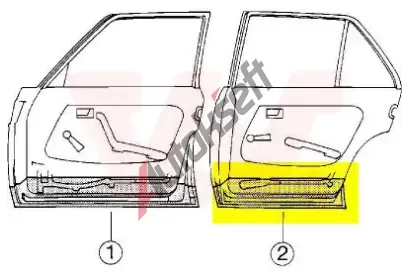 VAN WEZEL Dvee - karosrie VAW 3010278, 3010278