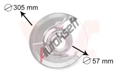 VAN WEZEL Ochranný plech proti rozstřikování - brzdový kotouč VAW 3010371, 3010371 VAN WEZEL Ochranný plech proti rozstřikování - brzdový kotouč VAW 3010371, 3010371