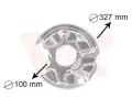 Ochrann plech proti neistotm brzdovho kotoue VAN WEZEL ‐ VAW 3024374