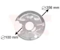 Ochrann plech proti neistotm brzdovho kotoue VAN WEZEL ‐ VAW 3029373
