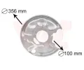Ochrann plech proti neistotm brzdovho kotoue VAN WEZEL ‐ VAW 3029374