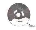 Ochrann plech proti neistotm brzdovho kotoue VAN WEZEL ‐ VAW 3044371