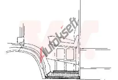 VAN WEZEL Práh dveří VAW 3070101, 3070101  VAN WEZEL Práh dveří VAW 3070101, 3070101