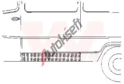 VAN WEZEL Boční stěna VAW 3070109, 3070109  VAN WEZEL Boční stěna VAW 3070109, 3070109
