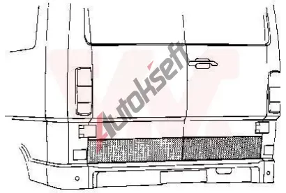 VAN WEZEL Zadní dveře VAW 3070149, 3070149  VAN WEZEL Zadní dveře VAW 3070149, 3070149