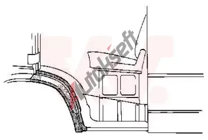 VAN WEZEL Blatník VAW 3070156, 3070156  VAN WEZEL Blatník VAW 3070156, 3070156