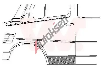 VAN WEZEL Dveře - karosérie VAW 3070171, 3070171  VAN WEZEL Dveře - karosérie VAW 3070171, 3070171