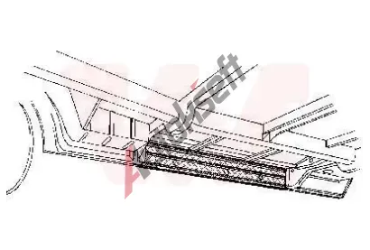 VAN WEZEL Dno karosérie VAW 3070309, 3070309  VAN WEZEL Dno karosérie VAW 3070309, 3070309