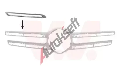 VAN WEZEL Ozdobn� / ochrann� li�ta m��ky chladi�e VAW 3074416, 3074416