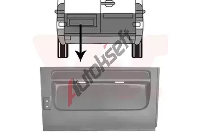 VAN WEZEL Zadn dvee VAW 3075149, 3075149