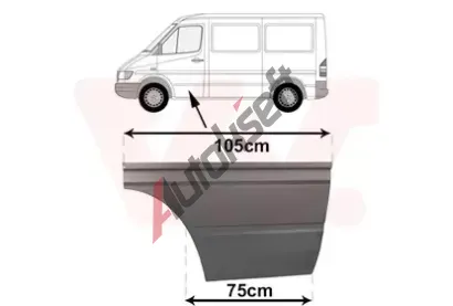VAN WEZEL Dvee - karosrie VAW 3075169, 3075169
