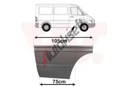 VAN WEZEL Dvee - karosrie VAW 3075170, 3075170