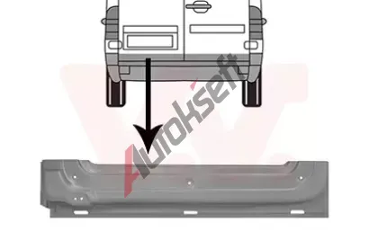 VAN WEZEL Zadn dvee VAW 3075249, 3075249