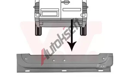 VAN WEZEL Zadn dvee VAW 3075250, 3075250