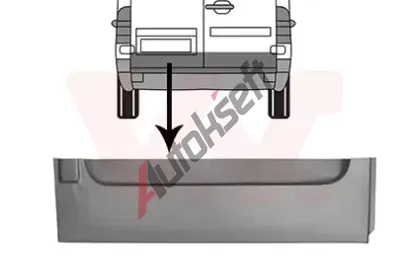 VAN WEZEL Zadn dvee VAW 3076149, 3076149