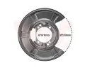 Ochrann plech proti neistotm brzdovho kotoue VAN WEZEL ‐ VAW 3077371