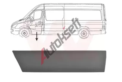VAN WEZEL Ozdobn / ochrann lita dve VAW 3077423, 3077423