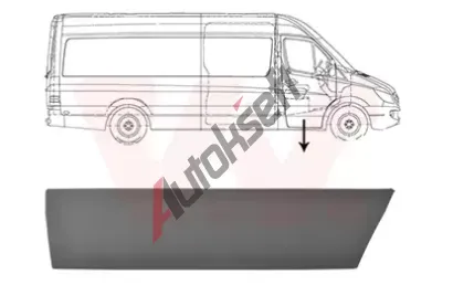 VAN WEZEL Ozdobn / ochrann lita dve VAW 3077424, 3077424