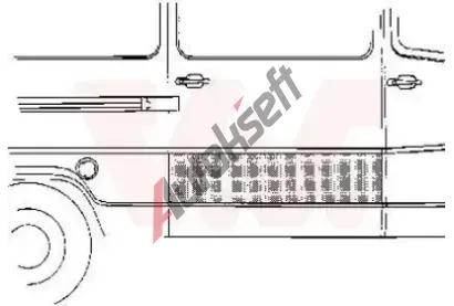 VAN WEZEL Dvee - karosrie VAW 3080174, 3080174