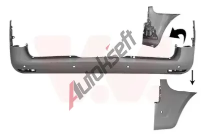 VAN WEZEL Nárazník VAW 3082549, 3082549  VAN WEZEL Nárazník VAW 3082549, 3082549