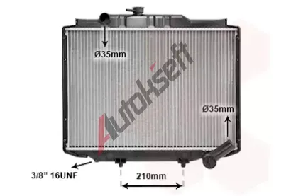 VAN WEZEL Chladi vody VAW 32002062, 32002062