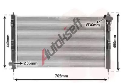 VAN WEZEL Chladi vody VAW 32002207, 32002207