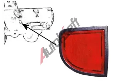 VAN WEZEL Odrazka VAW 3295929, 3295929