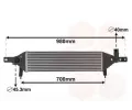 Chladi vzduchu intercooler VAN WEZEL ‐ VAW 33004409