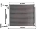 Kondenztor klimatizace VAN WEZEL ‐ VAW 33005422