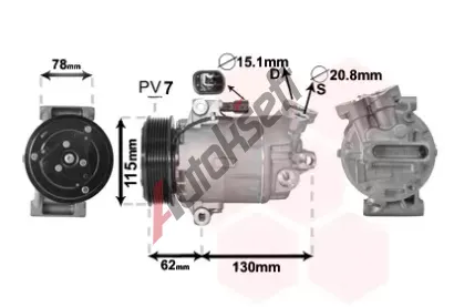 VAN WEZEL Kompresor klimatizace VAW 3300K386, 3300K386
