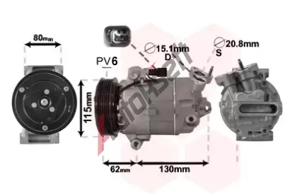 VAN WEZEL Kompresor klimatizace VAW 3300K390, 3300K390