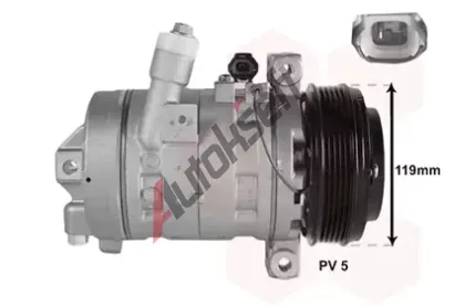 VAN WEZEL Kompresor klimatizace VAW 3301K702, 3301K702 VAN WEZEL Kompresor klimatizace VAW 3301K702, 3301K702