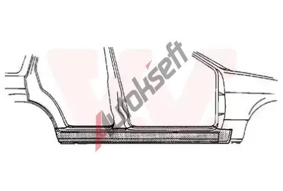 VAN WEZEL Práh dveří VAW 3314104, 3314104 VAN WEZEL Práh dveří VAW 3314104, 3314104