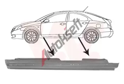 VAN WEZEL Práh dveří VAW 3352103, 3352103 VAN WEZEL Práh dveří VAW 3352103, 3352103