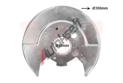 VAN WEZEL Ochrann� plech proti ne�istot�m brzdov�ho kotou�e VAW 3352374, 3352374