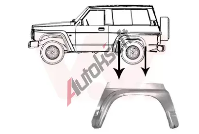 VAN WEZEL Boční stěna VAW 3362145, 3362145 VAN WEZEL Boční stěna VAW 3362145, 3362145