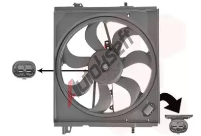 VAN WEZEL Vtrk chlazen motoru VAW 3372747, 3372747