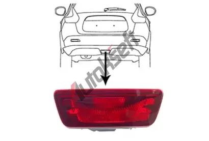 VAN WEZEL Mlhové zadní světlo VAW 3380929, 3380929 VAN WEZEL Mlhové zadní světlo VAW 3380929, 3380929